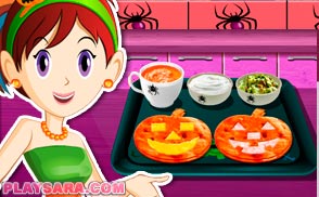 Jack'o'Lanterns Quesadillas